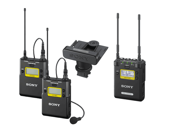レンタル]ワイヤレスマイク SONY UTX-B03×2+URX-P03D+SMAD-P3D 4点 