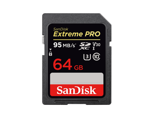 レンタル【SanDisk SDXC 64G 4K Extreme】