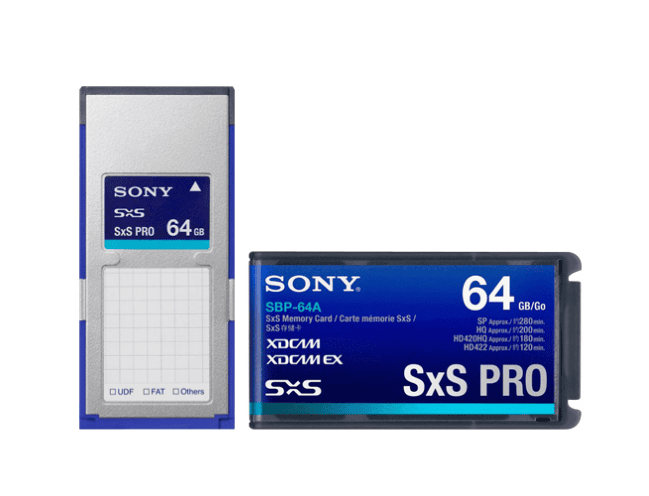 レンタル【SONY　SXSメモリーカード 64G PRO PLUS】