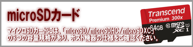 レンタル－microSDカード