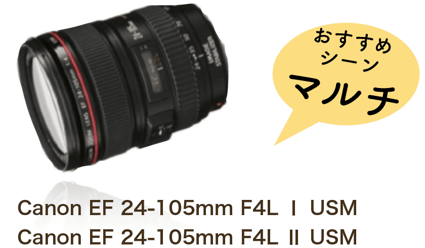 【Canon EF 24‐105㎜ F4L IS II USM】のページへ