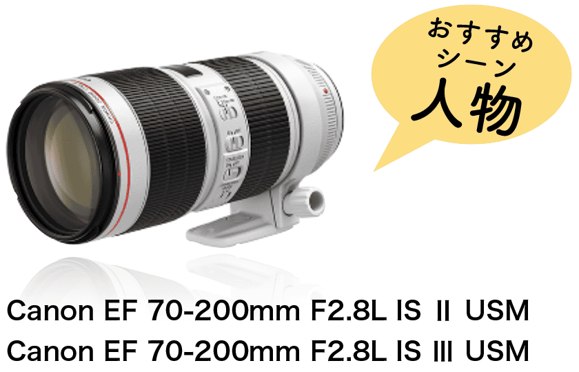 【Canon EF 70‐200mm F2.8L IS III USM】のページへ