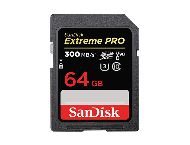 レンタル【SanDisk SDXCカード 64GB Class10 UHS-II V90】