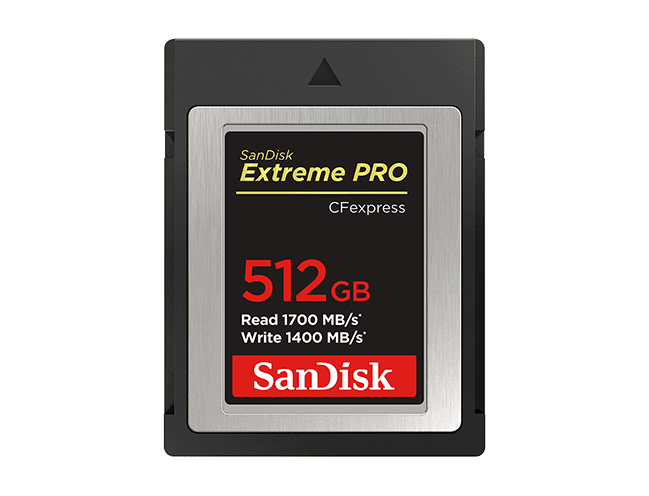レンタル【SanDisk Extreme Pro CFexpress Type Bカード 512GB】