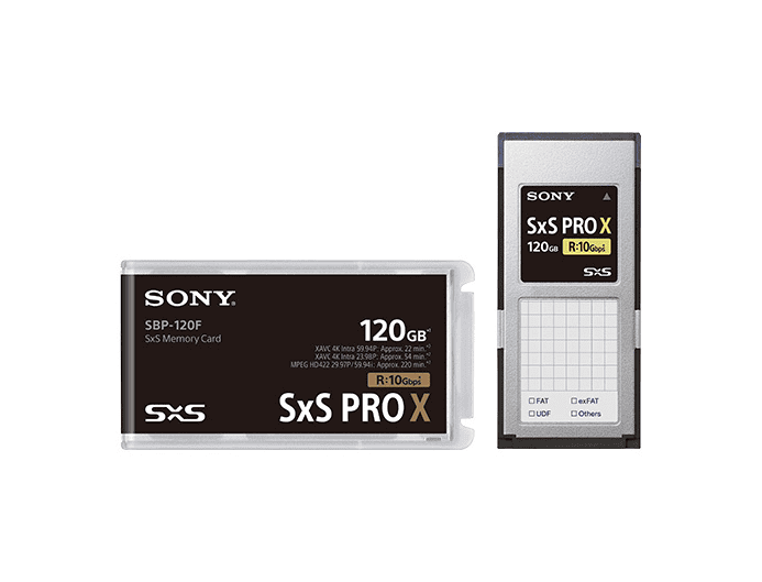 レンタル【SONY SXSメモリーカード 120GB PRO X】